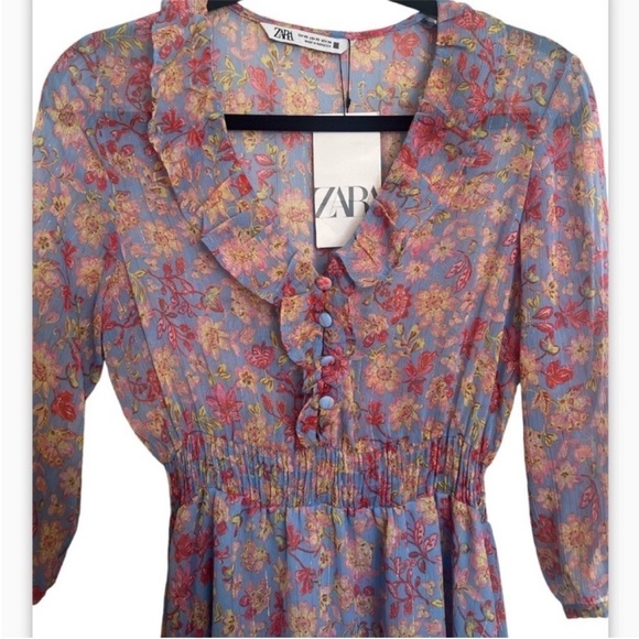 Zara Ruffle Floral Mini - Picture 5 of 9